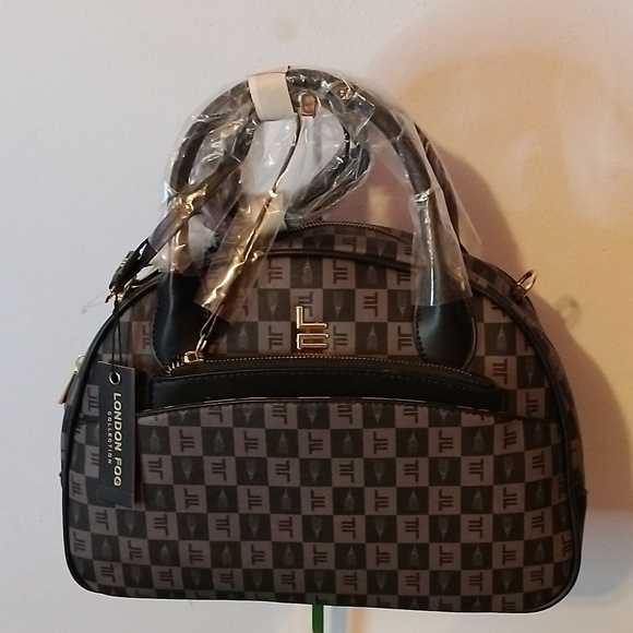 Black London Fog Bowler Satchel - Picture 7 of 11